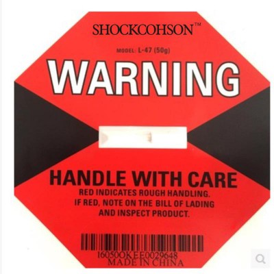 防震标签价格 冲击指示器 SHOCKCOHSON防撞标签