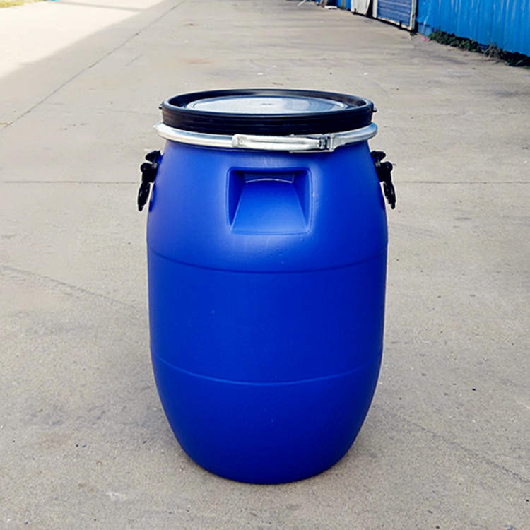 60升铁箍桶60公斤卡箍塑料桶