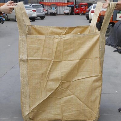 淄博全新黄色再生料吨袋太空袋集装包污泥预压袋