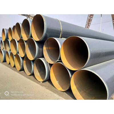 山西螺旋钢管生产厂家-污水3油2布防腐钢管