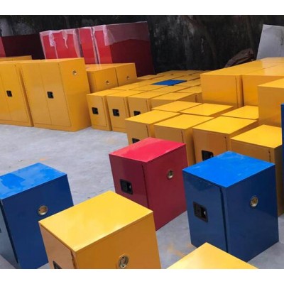 黄色易燃易爆化学品存储箱柜