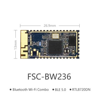 蓝牙+双频Wi-Fi SOC模块 | FSC-BW236