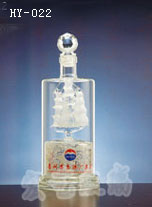 内蒙古玻璃酒瓶-宏艺玻璃制品公司-接受订做龙瓶