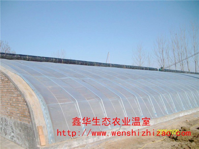 双屋面日光温室的结构设计 薄膜温室 玻璃温室厂家—山东鑫华