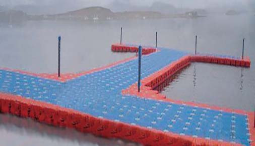 模块化塑料浮动码头，外贸推广