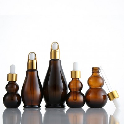 精油葫芦瓶生产厂家，玻璃葫芦瓶生产厂家，化妆品葫芦瓶生产厂家