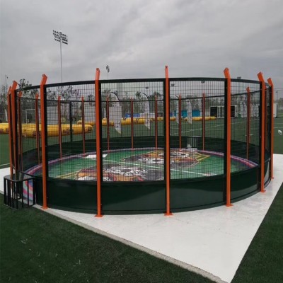 加工定做学校绿色球场围网 公园运动场菱形勾花围栏
