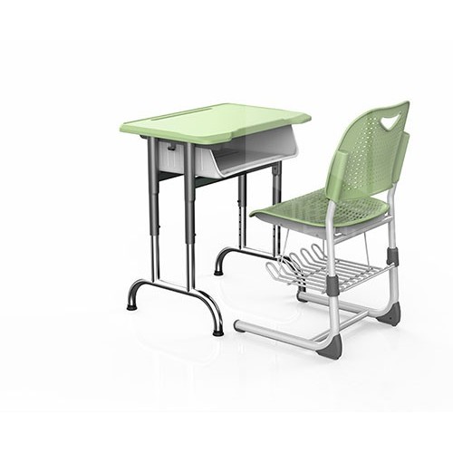 沧州学生升降桌椅批发厂家 教室单双人课桌椅 专业生产