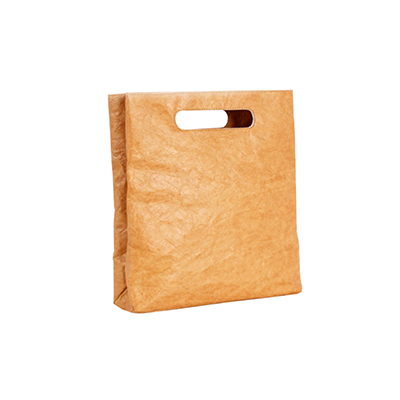 厂家定制牛皮纸袋新款饭盒袋水洗纸袋手提包午餐包礼品袋定做