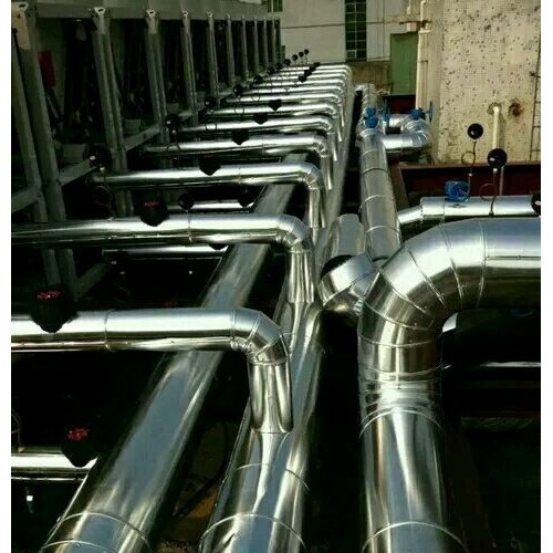 化工管道保温污水设备白铁皮保温工程橡塑板保温