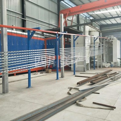 四川成都锌钢护栏喷塑喷粉生产线设备