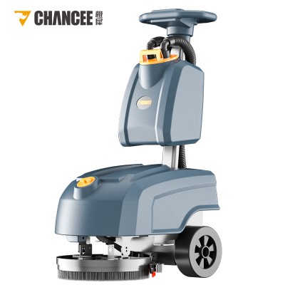 橙犀小型洗地机M30手推式商用洗地机