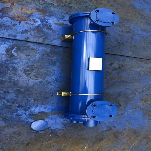 江苏GL系列列管式紫铜管冷却器外形图纸提供