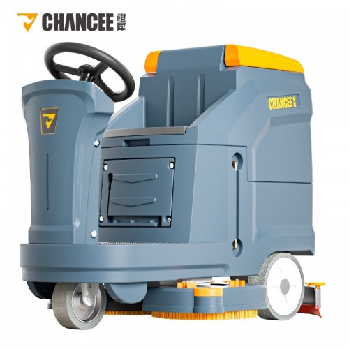 橙犀驾驶式自动洗地机