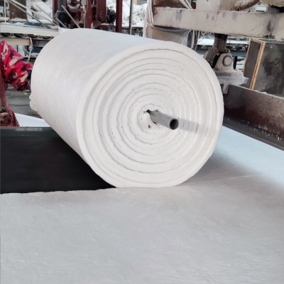 管道耐火纤维毯 双面针刺毯质量好 50mm厚硅酸铝陶瓷纤维毯