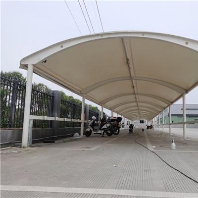 上海燕雨电动车棚 闵行区户外电动自行车膜结构防雨棚