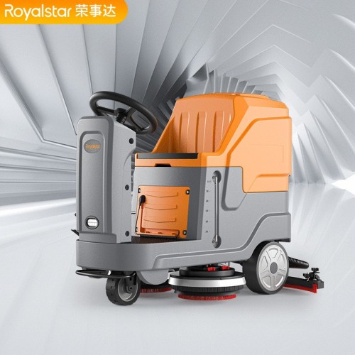 荣事达工业电动洗地机 RS-D85双刷免维护驾驶式拖地机